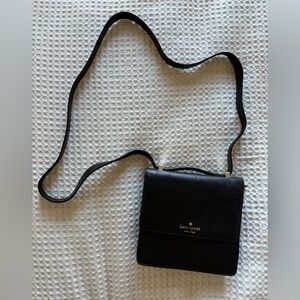 Kate Spade Black Leather Shoulder Bag